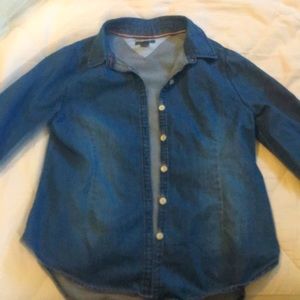 Girls Tommy Hilfiger button down shirt